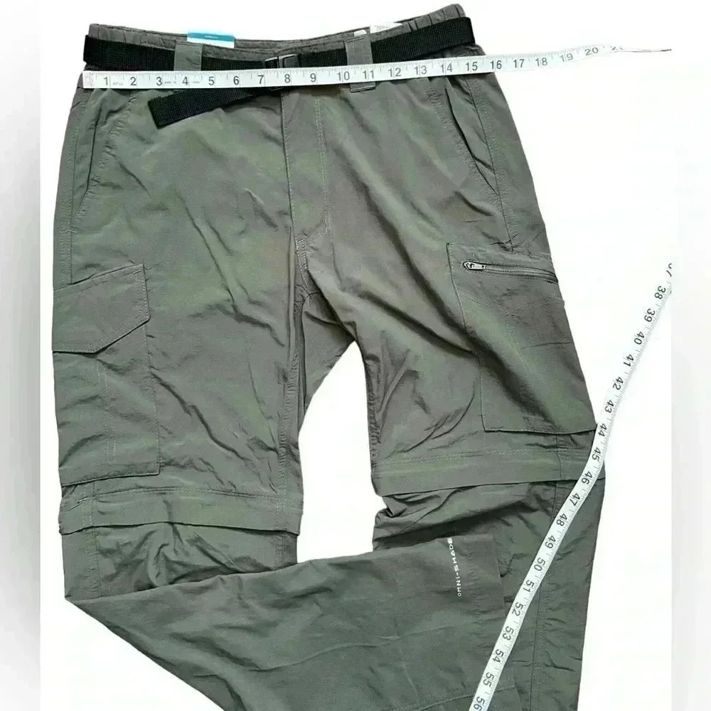Columbia Convertible Pants Men's 30 x 30 Green Omni Shade Sun Protection Hiking - Picture 8 of 9